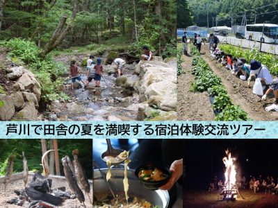 芦川で田舎の夏を満喫する宿泊体験交流ツアー[新宿発着バスツアー] | 移住関連イベント情報