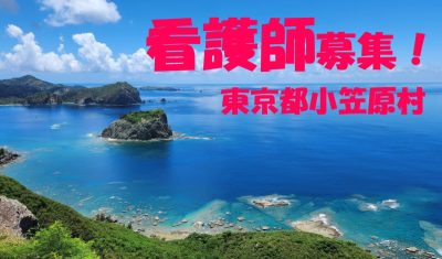 世界自然遺産の小笠原村で看護職員を募集します‼ | 地域のトピックス